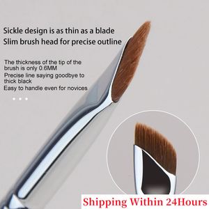 Outils de maquillage Eyeliner Brush Nose Shadow Repair Eye Concealer Foundation Ultra Thin Fine Oblique Angle Sourcils 230627