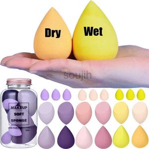 Outils de maquillage féminin maquillage facial Sponge Beauty Cosmetics Cosmetics Combination Wet and Dry Powder Sponge for Basic Corceler Mixing Tool 7 Pieces / Set D240510