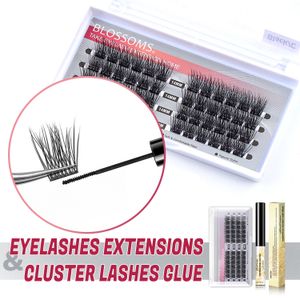 Outils de maquillage FinyDreamy Mink Cluster Lash Extension Natural 3D Russian Roll Colle Artificielle Personal Band Cilia 230330