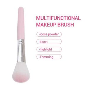 Outils de maquillage Brosse de maquillage Brosse en poudre lâche Blush Blush Contouring HighLighter Shadow Bristles Softles Multi-Use Beauty Makeup Tool Z240529