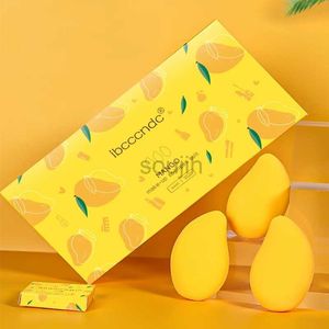 Outils de maquillage mangue cosmétique Egg Sponge BB Cream Hydrophile Beauty Egg en gros Pouffle humide sèche Double But Foundation facial Maquillage D240510