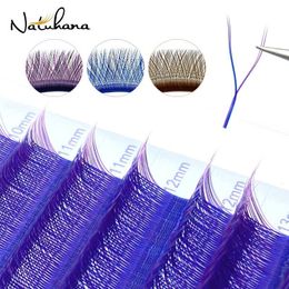 Make -uptools Natuhana YY Gradiënt kleur wimper extensie individuele faux mink ombre valse ooggekleurde wimpers tool 230204