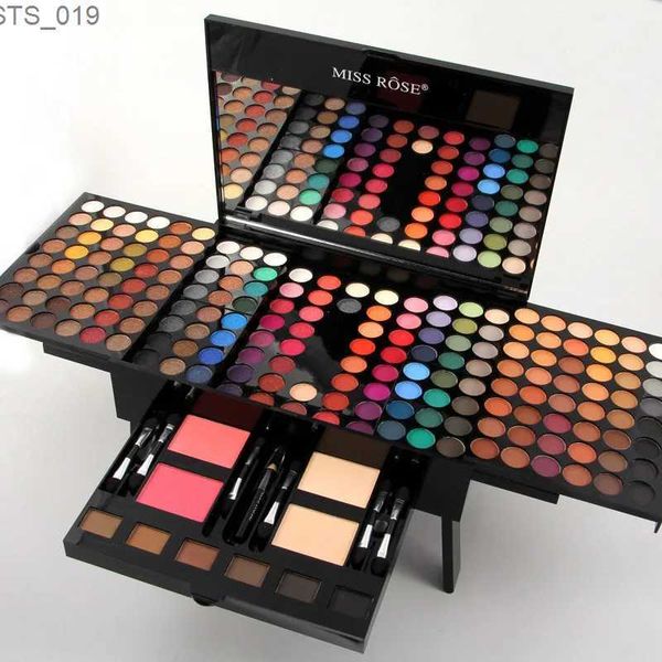 Herramientas de maquillaje Nuevo 180 colores Paleta de maquillaje Sombra de ojos en polvo Rubor Lápiz labial Kit de cosméticos Base para ojos Paleta de sombra de ojos luminosa Juego de maquillaje