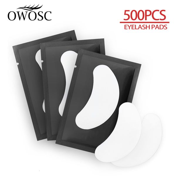 Outils de maquillage OWOSC 500PCS Vente en gros de patchs pour les yeux en gel hydrogel pour les cils Eyepads patch Top qualité 230801