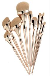 Outils de maquillage Saiantth British Generation039s emblématique London HD Brushes de maquillage en haute définition Set 9PCS Fondation Correuse Brus6488255