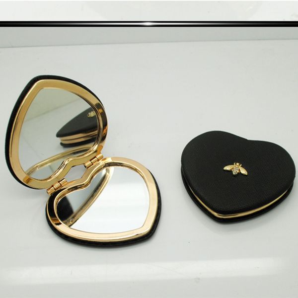 Outils de maquillage Petite abeille mini miroir de maquillage miroir de poche compact portable miroir pliant double face 230615