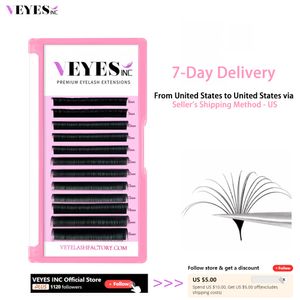 Outils de maquillage Veyes Inc Easy Fanning Extensions de cils Veyelash Volume russe Cils Floraison rapide Floraison automatique Beauté naturelle 230509