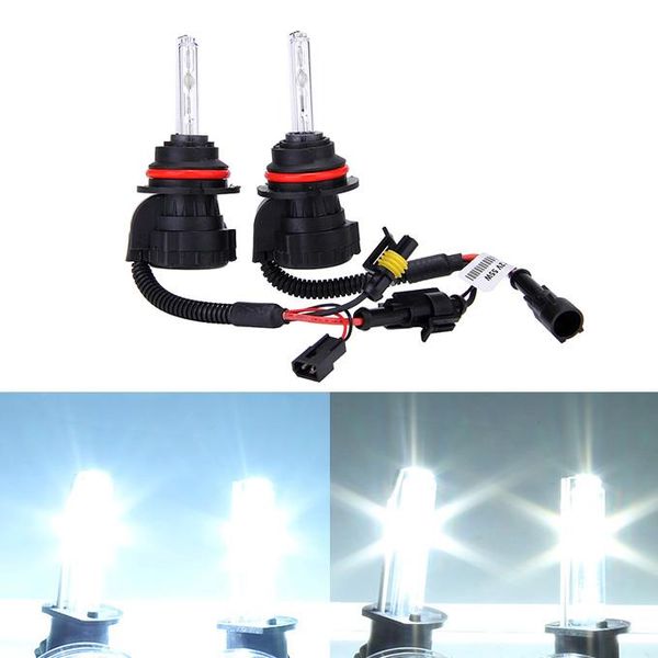 Makibes 6000K 9004/9007-3 55W 12V Xenon HID Kit phare de voiture ampoule xénon ballast mince - noir + argent