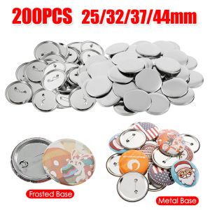 Faire 200pcs 25 mm 32 mm 37 mm 44 mm en métal Badge Pin de bouton Pièces de fabricant de bouton pour la machine Machine DIY Badge Maker Pièces