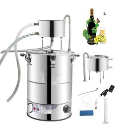 Distillateur d'alcool électrique 38L/58L, kit de fabrication de vin, distillateur d'eau, Moonshine, équipement de brassage à domicile