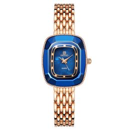 Diseño de malaquita retro elegante alta definición de alta definición brillante relojes de cuarzo de cuarzo banda de malla mineral hardlex vidrio femenino de pulsera de pulsera