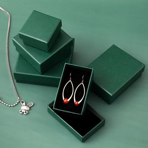 Malachite Green Box Boxes voor Armband Ketting Hanger Ring Loves Bangles Sleutelhangers Pakket Hoogwaardige Sieraden Accessoires Verpakking