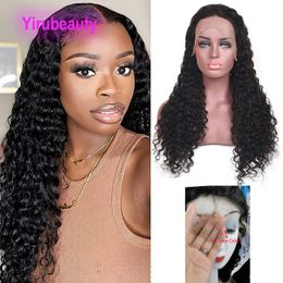 Malaisien 100% cheveux humains vierges 13X4 Lace Front perruque vague d'eau corps vague Yirubeauty 10-38 pouces couleur naturelle