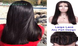 Malaisien Full Density 360 Lace Frontal Wig Remy Perruques droites 360 Lace Front Human Remy Hair Wigs for Women4102869