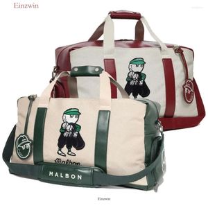 Sacs à molette MALBON DUFFEL SACS GOLF Vêtements de golf MALKE PORTABLE LECTONS FIPTACE SAGLE SAGLE STOCKAGE BOSTON EXTACLOOR TOTE TOTE MEN FEMMES 573 222