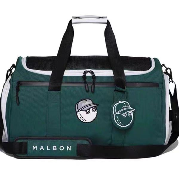 Malbon Golf Bag 24SS Summer New Sports Bag Sopla de ropa de golf Hombres para mujeres bolsas de viaje al aire libre portátiles de alta calidad