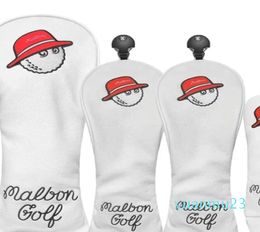 Malbon Golf Club Driver Fairway Woods Putter y mazo Headcover sombreros de pescador diseño Original