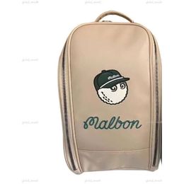 Malbon Golf Shoe Bag Impload Waterpherman NUEVO EQUIPO DE GOLB GOLF PORTABLE BOGO REAL DE CUERO AL Outdoor Sports Equipo de deportes profesionales 113