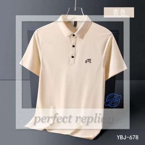 Malbon Heren T-shirts Zomer Geborduurd Malbon Golf Poloshirt Mannen Hoge Kwaliteit Heren Korte Mouw Ademend Sneldrogend Top Business 676