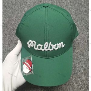 Malbons Golf Chapeau de balle Ball Caps de golf réglable avec grande marque de balle 530