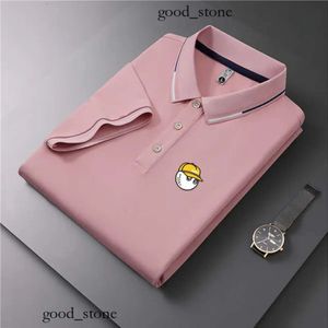 MALBONS Shirt 2024 Golf Vêtements Shirts Fashion Designer Cartoon Ball Match Cotton Tshirt Men Femmes Round Coure Business Sports Sorcènes Garniènes T-T-SEU