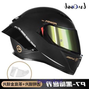mannelijke AGV nieuwe helm nationale standaard 3C-certificering motorfiets volledig vrouwelijk winter dubbele lens Bluetooth rijveiligheid Q0EE