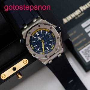 Mâle AP Wrist Watch Royal Oak Offshore 15710ST Sports Men Watch Steel Automatic Mécanique Swiss Made Luxury Sports Watch Diamètre 42 mm