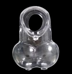 Souille de boule mâle Soft TPE Scrotum Scrocy Shield Cock Ring Prendant Penis Enhancer retenties Bondage SM Toys Doctormon6967014