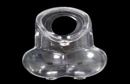 Sraveur de boule mâle Soft TPE Scrotum Scrocy Shield Cock Ring Prendant Pennis Enhancer RESTRAINT