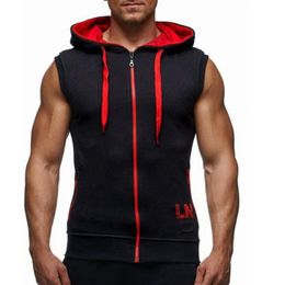 Bodybuilding Hoodies Vêtements de fitness Hoody Coton Hoodie Men Sweats Sweats Men's Sans Sans Nive