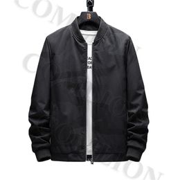 Chaqueta de bombardero de béisbol casual masculina para hombre, abrigo de talla de talla grande para hombres chaqueta primavera de otoño viento viento fit coats lj201215