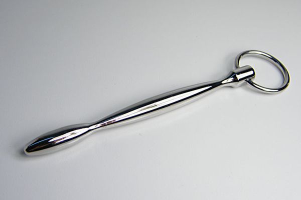 Dilatador de tubo de bondage con tapón uretral de castidad masculina A638 #r2