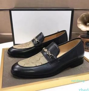 Chaussures en cuir pour hommes d'affaires classiques, élégantes, formelles, pour mariage, bureau, Oxford, taille 38-45