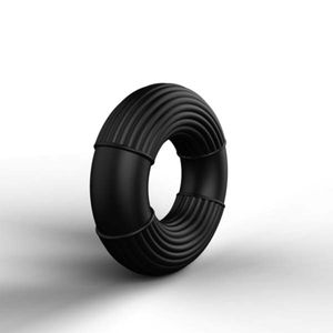 Cockrings mâles Adultes Anneau en silicone durable pour l'érection Retard de l'éjaculation Jouets sexuels d'érection Anneau de coq noir Sangle de boule Devenir dur Durer plus longtemps Agrandisseur d'anneau de pénis