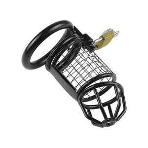 Dispositif de chasteté mâle Cok Cage, jouets sexuels pour hommes, dispositif de cage de chasteté léger, jouet sexuel masculin avec 3 tailles actives, anneaux, jouet sexuel adulte pour exercice du pénis masculin