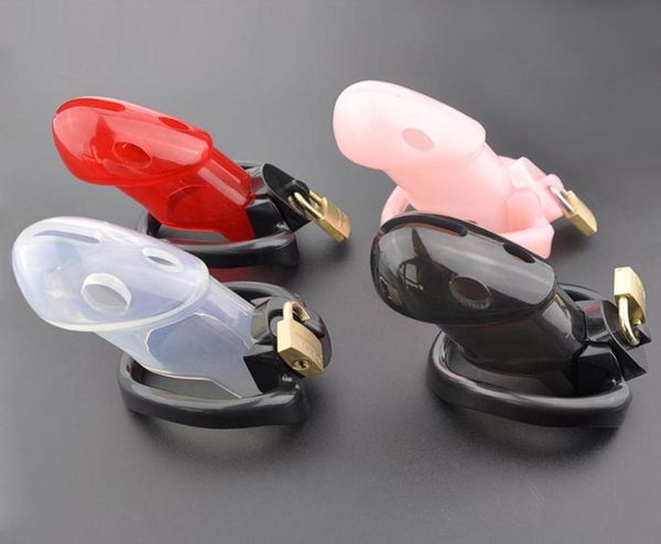 Appareil mâle COCK CAGE Virginité Lock avec 3 tailles Penis Cock Ring Adult Sex Toys For Men6206403