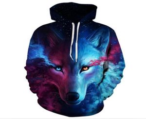 Mannelijke capuchon merk Space Wolf bedrukte hoodies lente mannen vrouwen 3D sweatshirt superieure kwaliteit trui nieuwigheid streetwear8065408