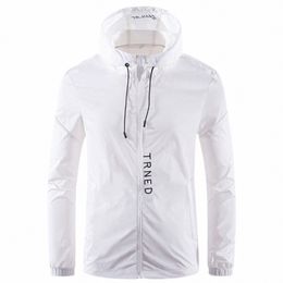 Veste en soie glacée pour hommes, printemps et été, manteau à capuche, respirant, mince, manches Lg, fermeture éclair, couleur unie, Cardigan Q9rZ #