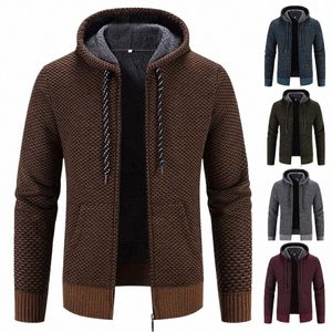 Chaquetas casuales de punto para hombre con capucha Suéter para hombre Abrigo Y2K Sudaderas con capucha Ropa de calle coreana Puentes de béisbol Jersey Ropa superior 78Q1 #