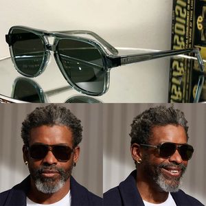 Luxe mannelijke designer merk SHEISTER zonnebril met acetaatvezel frame Sheister donkergroene strandvakantiezonnebril
