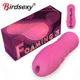 Mannelijke masturbatie beker kogel vibrator glans stimulator zuigen orale seks vliegvliegtuig speelgoed voor mannen volwassen 18 speelgoed 240423