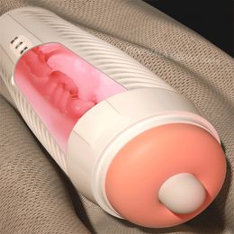 Kunstkut Automatische Verwarming Zuigen Masturbatie Cup Vibrator Pussy Pocket sexy Machine Dool Speelgoed Voor Mannen Volwassen Goods18