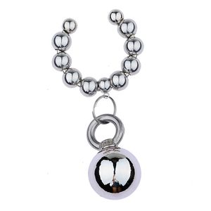 Mâle Boule En Métal Cockrings Cintre Lourd Civière Extender Coq Pendentif Agrandisseurs Agrandissement Pénis Retard Anneau Sex Toys pour Hommes HH08