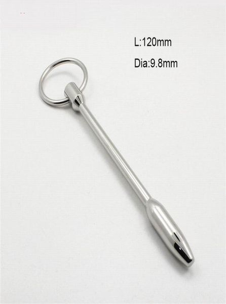 Enchufe de pene masculino Productos sexuales Catéter médico Varilla de sondeo uretral Dilatador anal Acero inoxidable Metal Gays Juguetes sexuales Herramientas bdsm3154762