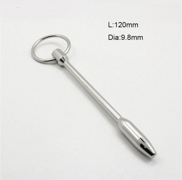 Enchufe de pene masculino Productos sexuales Catéter médico Varilla de sondeo uretral Dilatador anal Acero inoxidable Metal Gays Juguetes sexuales Herramientas bdsm3783923