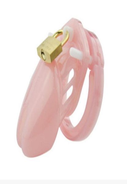 Mâle en plastique cadenas serrure anneau de pénis Cages à coq anneau virginité serrure ceinture Sex Toy pour hommes manchon de pénis padlock4201463