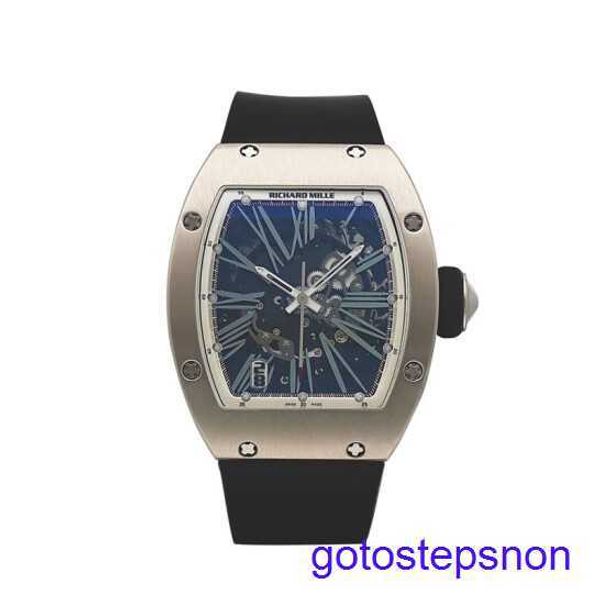 Masculino RM Watch Watch Mens Collection Box Certificado 18K Platinum Automático mecánico Mensor RM023