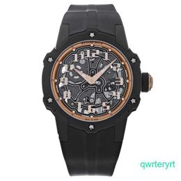 Montre de bracelet RM mâle RM33-02 Carbon-TPT Limited Edition RM3302 Titanium RM029 Automatique mécanique tourbillon mouvement chronographe chronomètre