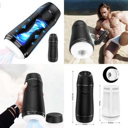 male sex toy Masturbateurs Vr Clip pour hommes sur la tasse de masturbation entièrement automatique pression négative sucer avion masturbateur vibrant jouet sexuel