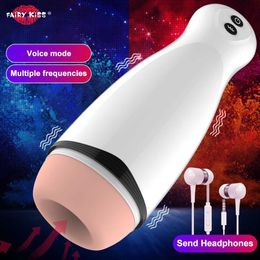 Mâle Sexy Jouets Masturbateur Pour Hommes 10 Vitesses Vibrateur Masturbation Vaginale Sex Machine Poche Chatte Réaliste Vagin Adulte Marchandises L230518